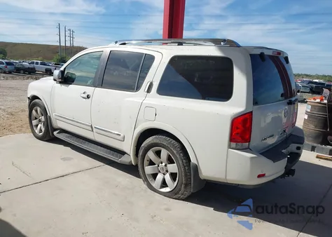 2010 Nissan Armada Titanium z USA, uszkodzony, nr VIN 5N1BA0ND0AN622261